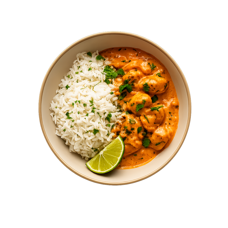 Butter Chicken mit Reis