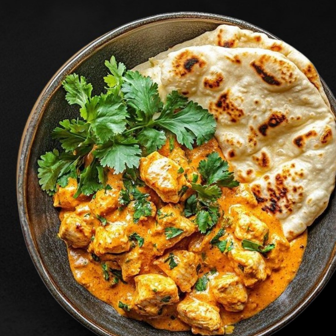 Butter Chicken mit Naan-Brot